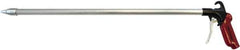 Value Collection - 120 Max psi Whisper Jet Pistol Grip Blow Gun - 1/4 NPT Inlet, 24" Tube Length, Aluminum - Eagle Tool & Supply