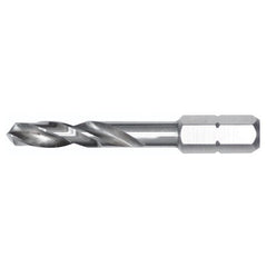 Stubby High Speed Drill Bit 1/4″ Drive 5/32″ × 1.73″ Oal - Eagle Tool & Supply