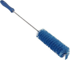 Vikan - 1-5/8" Diam Polyester Valve Brush - 19-5/8" OAL, 5-5/8" Head Length, Polypropylene & Stainless Steel Handle - Eagle Tool & Supply