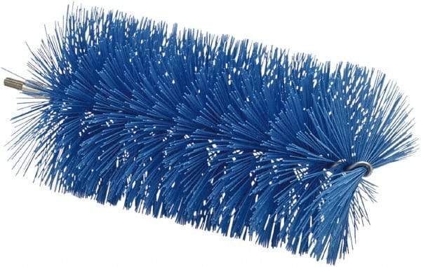 Vikan - 3-1/2" Diam Polyester Tube Brush - 7-1/2" OAL, 7" Head Length, Stainless Steel Handle - Eagle Tool & Supply