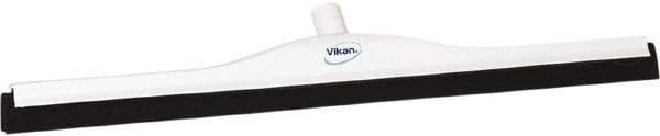 Vikan - 28" Foam Rubber Blade Bench Squeegee - Double Edge, White, Plastic Holder - Eagle Tool & Supply