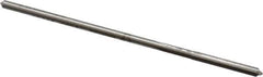 Made in USA - 0.1181" Cobalt 4 Flute Chucking Reamer - Straight Flute, 0.112" Straight Shank, 7/8" Flute Length, 3-1/2" OAL - Eagle Tool & Supply