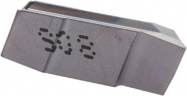 Iscar - 235GIPM Grade IC908, 2.35mm Cutting Width Carbide Grooving Insert - 1mm Max Depth of Cut, Neutral, 0.05mm Corner Radius, TiAlN Finish - Eagle Tool & Supply