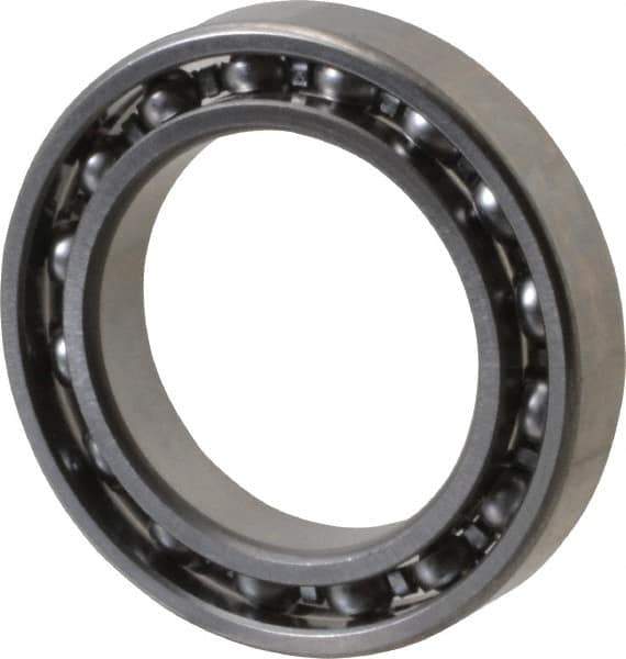 SKF - 17mm Bore Diam, 26mm OD, Open Thin Section Radial Ball Bearing - 5mm Wide, 1 Row, Round Bore, 209 Lb Static Capacity, 378 Lb Dynamic Capacity - Eagle Tool & Supply