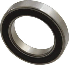 SKF - 17mm Bore Diam, 26mm OD, Double Seal Thin Section Radial Ball Bearing - 5mm Wide, 1 Row, Round Bore, 209 Lb Static Capacity, 378 Lb Dynamic Capacity - Eagle Tool & Supply