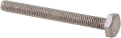 Value Collection - M3x0.50mm Metric Coarse, 30mm Length Under Head Hex Head Cap Screw - Fully Threaded, Grade 18-8 & Austenitic A2 Stainless Steel, Uncoated, 5.5mm Hex - Eagle Tool & Supply