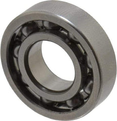 SKF - 10mm Bore Diam, 22mm OD, Open Thin Section Radial Ball Bearing - 6mm Wide, 1 Row, Round Bore, 169 Lb Static Capacity, 438 Lb Dynamic Capacity - Eagle Tool & Supply