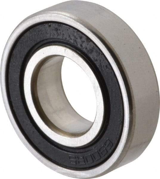 SKF - 10mm Bore Diam, 22mm OD, Double Seal Thin Section Radial Ball Bearing - 6mm Wide, 1 Row, Round Bore, 169 Lb Static Capacity, 438 Lb Dynamic Capacity - Eagle Tool & Supply