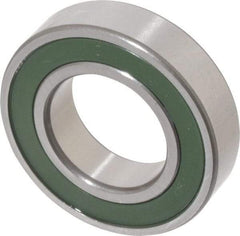 SKF - 15mm Bore Diam, 28mm OD, Double Seal Thin Section Radial Ball Bearing - 7mm Wide, 1 Row, Round Bore, 459 Lb Static Capacity, 906 Lb Dynamic Capacity - Eagle Tool & Supply