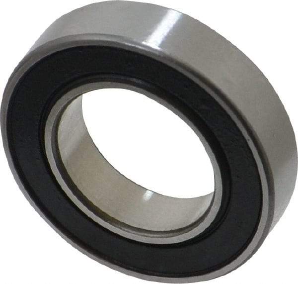 SKF - 17mm Bore Diam, 30mm OD, Double Seal Thin Section Radial Ball Bearing - 7mm Wide, 1 Row, Round Bore, 522 Lb Static Capacity, 980 Lb Dynamic Capacity - Eagle Tool & Supply