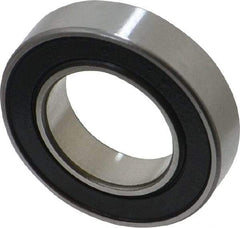 SKF - 17mm Bore Diam, 30mm OD, Double Seal Thin Section Radial Ball Bearing - 7mm Wide, 1 Row, Round Bore, 522 Lb Static Capacity, 980 Lb Dynamic Capacity - Eagle Tool & Supply