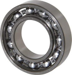 SKF - 20mm Bore Diam, 37mm OD, Open Thin Section Radial Ball Bearing - 9mm Wide, 1 Row, Round Bore, 821 Lb Static Capacity, 1,430 Lb Dynamic Capacity - Eagle Tool & Supply
