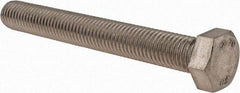 Value Collection - M18x2.50mm Metric Coarse, 140mm Length Under Head Hex Head Cap Screw - Fully Threaded, Grade 18-8 & Austenitic A2 Stainless Steel, Uncoated, 27mm Hex - Eagle Tool & Supply