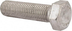 Value Collection - M24x3.00mm Metric Coarse, 90mm Length Under Head Hex Head Cap Screw - Fully Threaded, Grade 18-8 & Austenitic A2 Stainless Steel, Uncoated, 36mm Hex - Eagle Tool & Supply