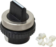 Norgren - 10-32 UNF Selector Valve - 3-Way, 3 Position, 0.03 CV Rate & Rotary Switch Detented - Eagle Tool & Supply