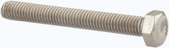 Value Collection - M5x0.80mm Metric Coarse, 40mm Length Under Head Hex Head Cap Screw - Fully Threaded, Grade 316 & Austenitic A4 Stainless Steel, Uncoated, 8mm Hex - Eagle Tool & Supply