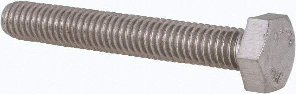Value Collection - M6x1.00mm Metric Coarse, 40mm Length Under Head Hex Head Cap Screw - Fully Threaded, Grade 316 & Austenitic A4 Stainless Steel, Uncoated, 10mm Hex - Eagle Tool & Supply