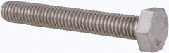 Value Collection - M6x1.00mm Metric Coarse, 40mm Length Under Head Hex Head Cap Screw - Fully Threaded, Grade 316 & Austenitic A4 Stainless Steel, Uncoated, 10mm Hex - Eagle Tool & Supply
