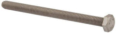 Value Collection - M6x1.00mm Metric Coarse, 80mm Length Under Head Hex Head Cap Screw - Fully Threaded, Grade 316 & Austenitic A4 Stainless Steel, Uncoated, 10mm Hex - Eagle Tool & Supply