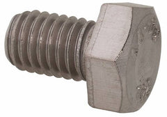 Value Collection - M8x1.25mm Metric Coarse, 12mm Length Under Head Hex Head Cap Screw - Fully Threaded, Grade 316 & Austenitic A4 Stainless Steel, Uncoated, 13mm Hex - Eagle Tool & Supply