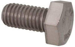 Value Collection - M8x1.25mm Metric Coarse, 16mm Length Under Head Hex Head Cap Screw - Fully Threaded, Grade 316 & Austenitic A4 Stainless Steel, Uncoated, 13mm Hex - Eagle Tool & Supply