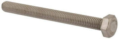 Value Collection - M8x1.25mm Metric Coarse, 80mm Length Under Head Hex Head Cap Screw - Fully Threaded, Grade 316 & Austenitic A4 Stainless Steel, Uncoated, 13mm Hex - Eagle Tool & Supply