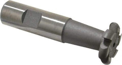 Value Collection - 1/8" Radius, 1/4" Circle Diam, 1-1/4" Cutter Diam, Shank Connection, Convex Radius Cutter - 3/4" Shank Diam, 3-1/2" OAL, High Speed Steel, Uncoated, 6 Teeth, Weldon Flat - Eagle Tool & Supply