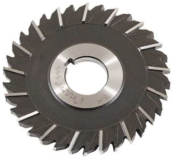 Keo - 3" Blade Diam x 1/4" Blade Thickness, 1" Hole, 28 Teeth, High Speed Steel Side Chip Saw - Staggered Tooth, Arbor Connection, Right Hand Cut, Uncoated - Eagle Tool & Supply