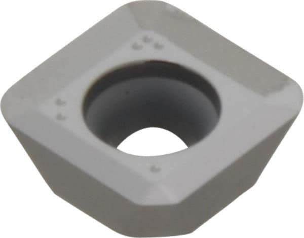 Tungaloy - SDGT1204 AJ Grade TH10 Carbide Milling Insert - Uncoated, 3/16" Thick, 1/2" Inscribed Circle - Eagle Tool & Supply