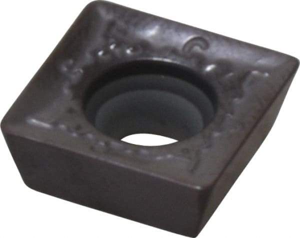 Tungaloy - SDMT1204 MJ Grade AH120 Carbide Milling Insert - TiAlN Finish, 3/16" Thick, 1/2" Inscribed Circle - Eagle Tool & Supply