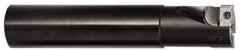 Tungaloy - 20mm Cut Diam, 3/4" Shank Diam, 3.281" OAL, Indexable Square Shoulder Centercutting End Mill - XXMU 10 Inserts, Weldon Shank, 90° Lead Angle, Series Jetmill Multi X - Eagle Tool & Supply