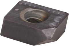 Tungaloy - XXMU08T204 MJ Grade AH120 Carbide Milling Insert - 2.78mm Thick, 0.4mm Corner Radius - Eagle Tool & Supply
