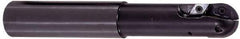 Tungaloy - 3/4" Cut Diam, 5/8" Max Depth of Cut, 1" Shank Diam, 5.03" OAL, Indexable Ball Nose End Mill - 2-3/4" Head Length, Straight Shank, EBP Toolholder, ZPET 075 Insert - Eagle Tool & Supply