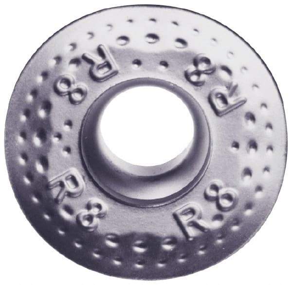 Tungaloy - RDMT1204 MJ Grade T3130 Carbide Milling Insert - 4.76mm Thick, 1/2" Inscribed Circle, 6mm Corner Radius - Eagle Tool & Supply