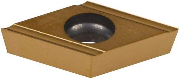 Tungaloy - DCGT070200 FRJ10 Grade J740 Carbide Turning Insert - Uncoated, 55° Diamond, 1/4" Inscr Circle, 3/32" Thick, 0.0012" Corner Radius - Eagle Tool & Supply