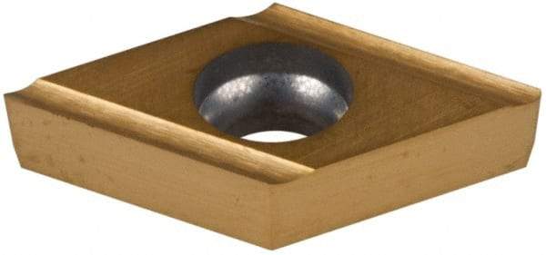 Tungaloy - DCGT070202 FRJ10 Grade J740 Carbide Turning Insert - Uncoated, 55° Diamond, 1/4" Inscr Circle, 3/32" Thick, 0.0079" Corner Radius - Eagle Tool & Supply