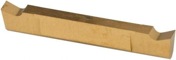 Tungaloy - JCGN200 F J740 Grade, 0.0787" Cutting Width, Carbide Cutoff Insert - 8° Right Hand Lead Angle, 0.002" Cnr Rad - Eagle Tool & Supply