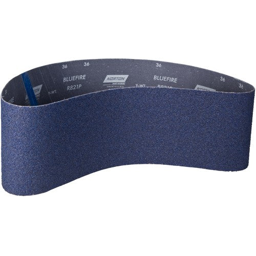 6″ × 48″ NorZon Plus R821 Narrow Belt 40 Grit Zirconia Alumina - Eagle Tool & Supply