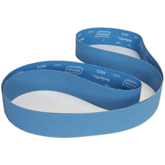 3 × 132″ BlueFire Cloth Narrow Backstand Belt 80 Grit R823P Zirconia Alumina - Eagle Tool & Supply