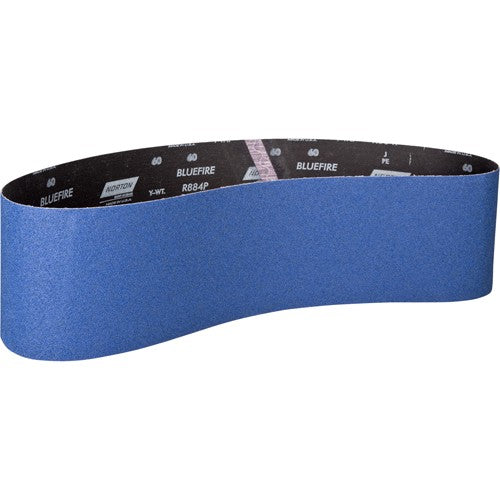 6″ × 60″ NorZon Plus R821 Narrow Belt 40 Grit Zirconia Alumina - Eagle Tool & Supply
