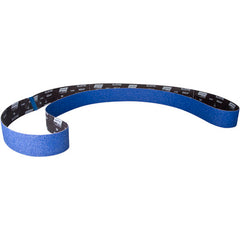 3 × 132″ BlueFire Cloth Narrow Backstand Belt 36 Grit R884P Zirconia Alumina - Eagle Tool & Supply