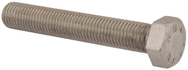 Value Collection - M24x3.00mm Metric Coarse, 150mm Length Under Head Hex Head Cap Screw - Fully Threaded, Grade 316 & Austenitic A4 Stainless Steel, Uncoated, 36mm Hex - Eagle Tool & Supply