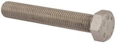Value Collection - M24x3.00mm Metric Coarse, 150mm Length Under Head Hex Head Cap Screw - Fully Threaded, Grade 316 & Austenitic A4 Stainless Steel, Uncoated, 36mm Hex - Eagle Tool & Supply