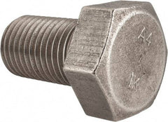 Value Collection - M36x4.00mm Metric Coarse, 60mm Length Under Head Hex Head Cap Screw - Fully Threaded, Grade 316 & Austenitic A4 Stainless Steel, Uncoated, 55mm Hex - Eagle Tool & Supply