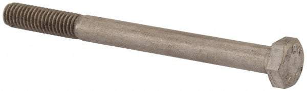 Value Collection - M6x1.00mm Metric Coarse, 70mm Length Under Head Hex Head Cap Screw - Partially Threaded, Grade 316 & Austenitic A4 Stainless Steel, Uncoated, 10mm Hex - Eagle Tool & Supply