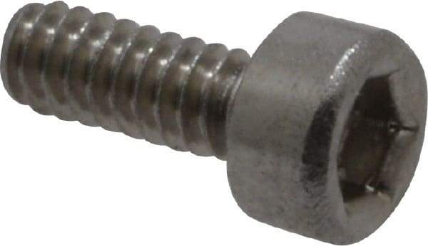 Value Collection - M1.6x0.35 Metric Coarse Hex Socket Drive, Socket Cap Screw - Grade 18-8 & Austenitic A2 Stainless Steel, Uncoated, Fully Threaded, 4mm Length Under Head - Eagle Tool & Supply