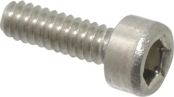 Value Collection - M1.6x0.35 Metric Coarse Hex Socket Drive, Socket Cap Screw - Grade 18-8 & Austenitic A2 Stainless Steel, Uncoated, Fully Threaded, 5mm Length Under Head - Eagle Tool & Supply