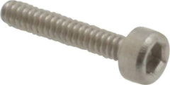 Value Collection - M1.6x0.35 Metric Coarse Hex Socket Drive, Socket Cap Screw - Grade 18-8 & Austenitic A2 Stainless Steel, Uncoated, Fully Threaded, 8mm Length Under Head - Eagle Tool & Supply