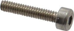 Value Collection - M2x0.40 Metric Coarse Hex Socket Drive, Socket Cap Screw - Grade 18-8 & Austenitic A2 Stainless Steel, Uncoated, Fully Threaded, 10mm Length Under Head - Eagle Tool & Supply