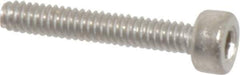 Value Collection - M2x0.40 Metric Coarse Hex Socket Drive, Socket Cap Screw - Grade 18-8 & Austenitic A2 Stainless Steel, Uncoated, Fully Threaded, 12mm Length Under Head - Eagle Tool & Supply